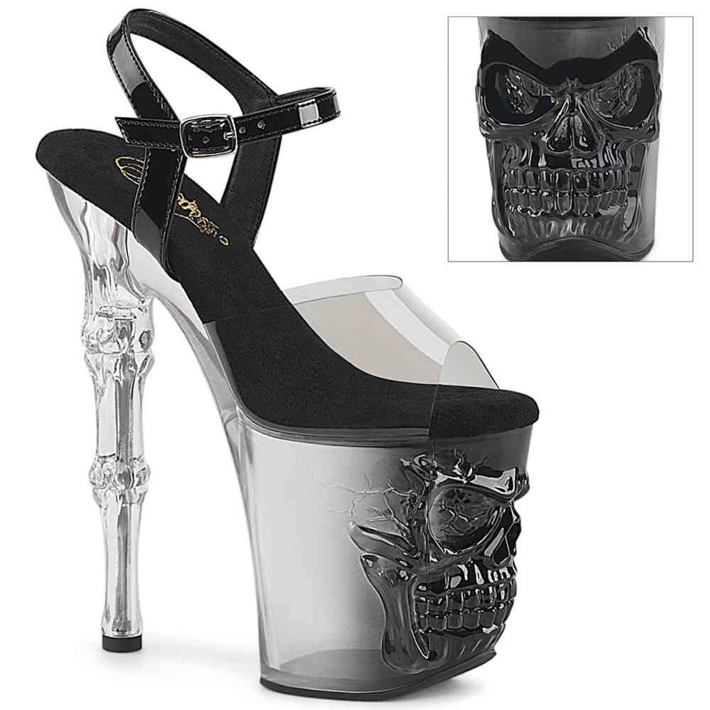 Pleaser - RAPTURE808T1 Sandaal met enkelband - Zwart Product image